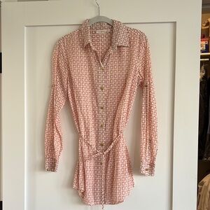 Tory Burch blouse/ swim coverup size XS